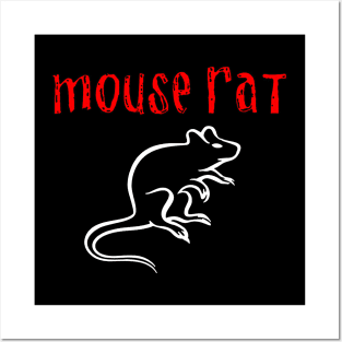 Mouse Rat Parks and Rec Band Shirt Posters and Art